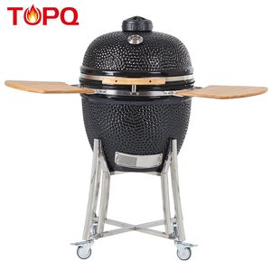 Grill <span class=keywords><strong>Kamado</strong></span> TOPQ en acier inoxydable de 23 pouces, <span class=keywords><strong>prix</strong></span>, grill au charbon de bois, grill <span class=keywords><strong>Kamado</strong></span> en céramique au charbon de bois - Product Image 3