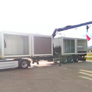 मॉड्यूलर कंटेनर दुकान 20 फीट 40 फीट संयुक्त डबल स्टैक ग्लास फ्रंट मोबाइल रिटेल स्टोर प्रीफैब पॉप अप शॉप - Product Image 2