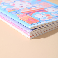 Carnet de couture Depai avec motif lapin de dessin animé mignon, 140*207mm, papier 80g, 36 feuilles, cahier d'exercices pour étudiants, OEM, vente en gros, personnalisé