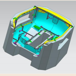 Chuyên nghiệp tùy chỉnh khuôn thuyền khuôn đường sắt Quá Cảnh sợi thủy tinh/sợi <span class=keywords><strong>Carbon</strong></span>/nhôm/dụng cụ ban khuôn mẫu - Product Image 4