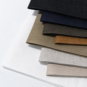 Tessuto Lussuoso 14x14 in Lino/Cotone 175g, Trama Twill Naturale Tinta Unita, Leggero, per Sartoria Bambini e Ragazzi, Durevole ed Elegante - Product Image 1