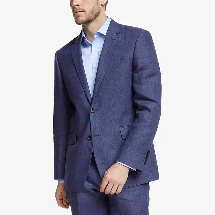 Manufacturer Wholesale Navy Blue Dress Suit High Quality Bespoke Suit Slim Fit Mens Suits For Italian