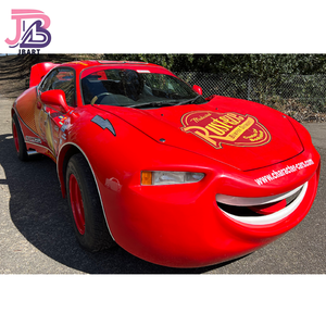 Sculpture de <span class=keywords><strong>voiture</strong></span> sport personnalisée en fibre de verre modèle de course de villégiature de luxe artisanat en résine concessionnaire automobile - Product Image 4