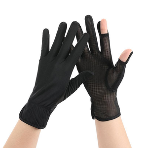 Guantes de Ciclismo para Mujer Geshida, Económicos, con Tira Reflectante, Protección UV, Finos, para Verano, de Poliéster/Spandex, con Cierre de Tirón - Product Image 5
