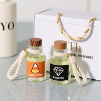 Recharge de parfum automobile pur naturel, liquide, saveur Candy Corn BLACK ICE, faible stimulation, huile diffuseur d'arômes, pour intérieur de voiture, air frais