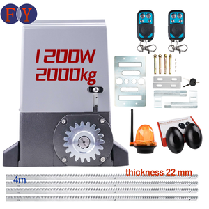Kit Motore Elettrico Moderno per Cancello Scorrevole 110V 1200W, Apri Cancello Scorrevole per Carichi Pesanti con Capacità 2000kg e Fine Corsa Meccanico a <span class=keywords><strong>Molla</strong></span> - Product Image 1