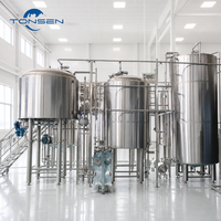 Équipement complet de brassage de bière artisanale industrielle 1000L 2000L 3000L Système de brasserie Clé en main pour brasserie à domicile