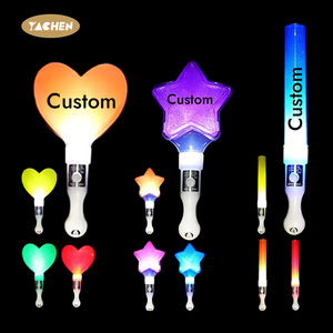 YACHEN LED Glow <strong>Sticks</strong> Heart Star <strong>Light</strong> Up Wand Flash Glow <strong>Stick</strong> Concert Party Night Event Atmosphere Props Toys for Kids Adults - Product Image 1