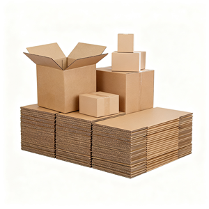 Boîtes en carton ondulé, boîtes d'expédition, boîtes de déménagement, boîtes d'expédition recyclables, boîtes d'expédition en carton solide - Product Image 2