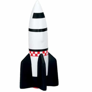 Anti-stress en mousse PU en forme de fusée, personnalisable avec logo, vente en gros, pour la promotion - Product Image 3