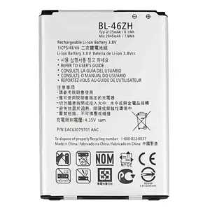 Pin có thể sạc lại BL-46ZH cho LG K7 AS330 k332 k371 k373 k8v K89 pin lithium