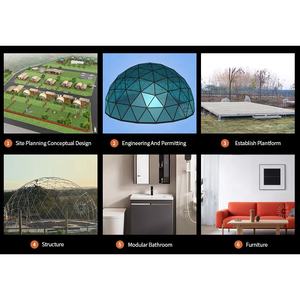 Grand kiosque dôme tente géodésique 8m pour les tentes de terrain de football extérieur haute température Magellan Yosemite examen - Product Image 4