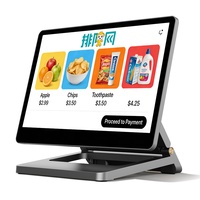 Système de terminal de point de vente tactile Android 15,6 pouces avec WIFI BT pour les magasins de détail et les systèmes de point de vente pour les magasins de proximité