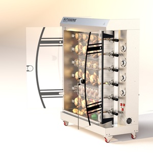 อุปกรณ์ครัว เตาแก๊สย่างไก่ เครื่องย่างไก่สเตนเลสสตีล พร้อมแท่งย่างไก่ 6 แท่ง สำหรับ<span class=keywords><strong>ทำ</strong></span>ไก่ย่าง - Product Image 1