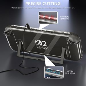 Split Design Clear PC Protector Dockable <strong>Case</strong> <strong>for</strong> <strong>Nintendo</strong> <strong>Switch</strong> 2 Protective Cover <strong>Case</strong> Accessories with <strong>Switch</strong> 2 Handle Cover - Product Image 5