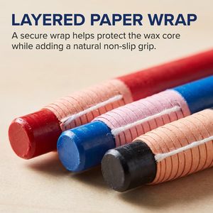 Lápices de Cera de 10 Colores Básicos para Dibujar y Colorear, Compatibles con Superficies Lisas, Botellas de Vidrio y Madera - Product Image 4