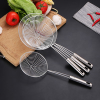 Saringan Minyak Stainless Steel, Alat Dapur, Penyaring Gorengan, Saringan Laba-laba