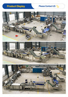 Ligne de production de frites surgelées entièrement automatique Simplot, en acier inoxydable, machine industrielle commerciale pour la fabrication de chips de pommes de terre