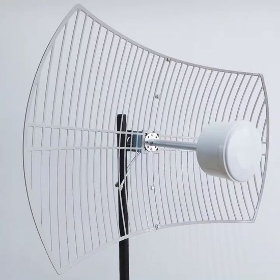 High Gain 30dBi Grid Parabolic Antenna with 2*n Female Connector Vertical Polarization 4G 5G Router Signal Amplifier