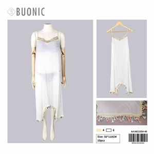 Copricostume Sexy da Donna in Chiffon per l'Estate, Sarong Bikini, Copricostume Kaftan da Spiaggia W21054-40 - Product Image 1