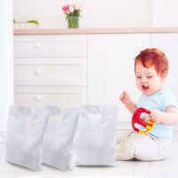 Sacs cadeaux en plastique blancs découpés sur mesure YC, vente en gros, sacs à dragées double face épaissis, résistants aux déchirures, pour magasins de détail