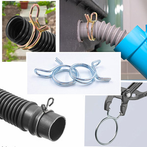 Collier de serrage à ressort double fil en acier inoxydable 304 de qualité <span class=keywords><strong>alimentaire</strong></span> pour applications médicales, de boissons et de tubes en silicone - Product Image 4