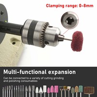 AUBLE Mini-fraiseuse de table, machine de polissage et de gravure pour bijoux, tour de polissage de banc, polisseuse pour métaux et pierres précieuses, outil multi-usage pour artisanat DIY