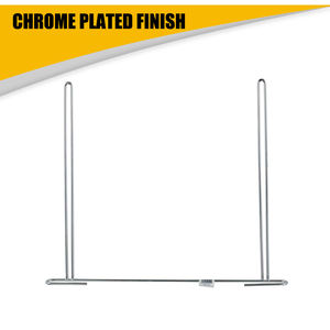 Chrome Plated Anti-Sail <b>Mud</b> <b>Flap</b> Bracket Holder Exterior Accessory for Semi Trucks or Trailers - Product Image 4
