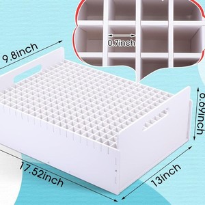 Soporte <span class=keywords><strong>de</strong></span> exhibición <span class=keywords><strong>de</strong></span> bolígrafos DIY blanco, estante <span class=keywords><strong>de</strong></span> almacenamiento <span class=keywords><strong>de</strong></span> marcadores <span class=keywords><strong>de</strong></span> gran capacidad, <span class=keywords><strong>organizador</strong></span> <span class=keywords><strong>de</strong></span> lápices y marcadores <span class=keywords><strong>de</strong></span> arte <span class=keywords><strong>de</strong></span> madera y plástico para escritorio - Product Image 4