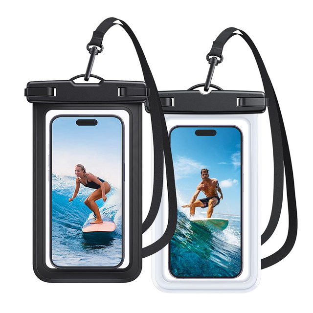 Touch Screen Dry Bag Universal 7.5 Inch IPX8 Waterproof Phone Pouch Case Vacation Cruise Swimming Beach for iPhone for Samsung