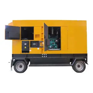 High-Quality Mobile Type Diesel Generator 150Kw with cummins/yuchai engine