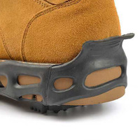 Crampons antidérapants pour chaussures/bottes, crampons à glace, crampons à neige, 24 pointes en acier