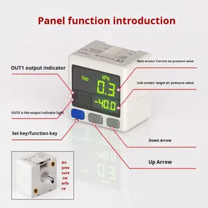 Sensor Saklar Pengukur Tekanan Layar Digital NP-01 Presisi Tinggi Tekanan Positif Negatif Campuran Vakum RS485 1kg Buatan Cina - Product Image 4