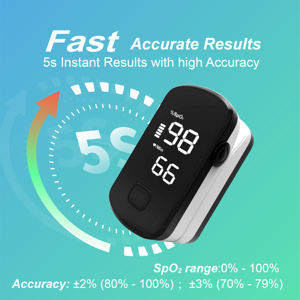 Oxímetro de Pulso de Dedo BERRY BM1000E con Sensor de Monitor, Pantalla LCD, Función de Aplicación Bluetooth, Portátil, de Mano, Clase II, para Medir la Oxigenación Sanguínea - Product Image 5