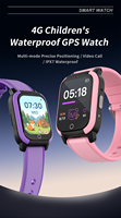 Reloj Inteligente 4G con GPS, Función de Ubicación en Tiempo Real, Resistente al Agua IP67, Pantalla IPS de Silicona y Plástico, Reloj para Niños
