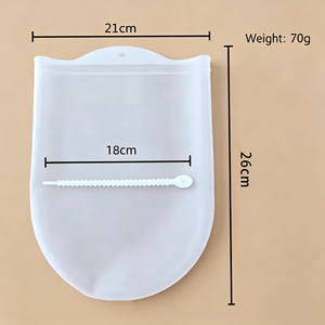 Sac à pétrir en silicone de qualité alimentaire, antiadhésif, facile à nettoyer, pour la fabrication de <span class=keywords><strong>pain</strong></span> et de pizza, sac à pétrir <span class=keywords><strong>sans</strong></span> <span class=keywords><strong>farine</strong></span>, 1,5 kg, 3 kg - Product Image 6