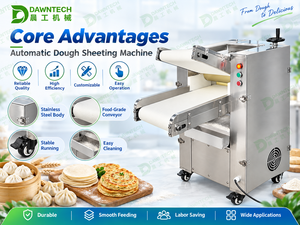 Machine automatique à presser et à étaler la pâte 300W en acier inoxydable pour la fabrication de nouilles, pizzas, pains, croissants, moulin à farine, boulangerie - Product Image 6