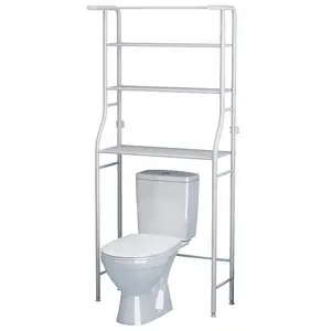Nzman 2023 NEW 3 Bathroom Tower Shelf,Bathroom Corner Stand Storage Organizer, Bathroom Space Saver Over The Toilet Rack