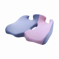 Coussin de siège en mousse à mémoire de forme à récupération lente pour le coccyx, respirant, soutien des hanches, soulagement de la pression pour les longues périodes assises, logo personnalisé