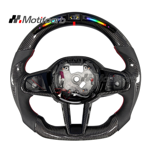Volante LED de Fibra de Carbono Personalizado para BMW Serie G LCI 2 3 4 5 6 7 8 Serie X3 X4 X5 G20 G30 M3 M4 M5 M8 Z4 2018-2024 - Product Image 1