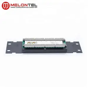 MT-4005 STP Type 8 Port 1U Wall Mount Network Patch Panel 10 Inch Rack Mount Cat5e CAT6 Patch Panel