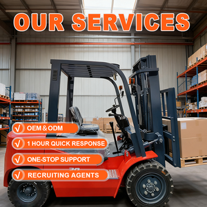 Giá thấp relilift CPC-2.0 4 bánh xe diesel xe nâng 2t Công suất 2 giai đoạn mast khí nén lốp 3000-6000mm nâng chiều cao kho - Product Image 3