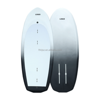 Planche de surf d'aile d'hydroptère de fibre de carbone de couleur dégradée