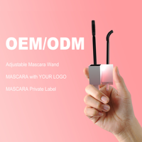 Nouveau Mascara Longue Tenue Cosmétiques Bio Naturel Waterproof Volume Extra Réglable Avec Sérum de Croissance des Cils