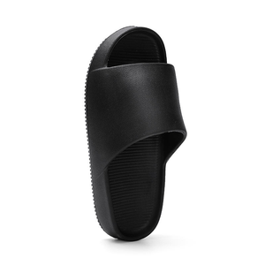 Sandalias de suela gruesa con punta abierta, pantuflas de verano para hombre, zapatos de playa para exteriores, sandalias planas de EVA, estilo casual para caminar. - Product Image 2