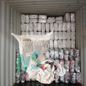 Chiffons en coton blancs réutilisés pour le nettoyage industriel, balles de chiffons pour le nettoyage industriel - Product Image 1