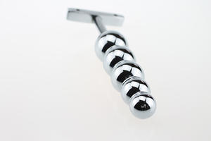 Giocattolo del sesso della spina di estremità anale di forma dell'albero del metallo dell'acciaio inossidabile con la maniglia - Product Image 5