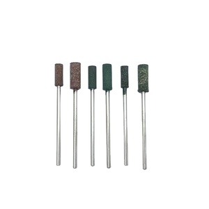 Testa di lucidatura granulosa manico esteso 60mm allumina abrasivi testa di macinazione utensili punto di montaggio per la lucidatura dei metalli - Product Image 1