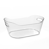 Promotion : Seau à glace LED en plastique 10L en forme de bateau pour vin et fêtes – Fabrication OEM