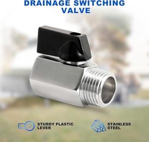 Fabricant en gros de mini-vannes à bille en laiton chromé, filetages NPT BSP, 200 PSI, vente directe d'usine - Product Image 4